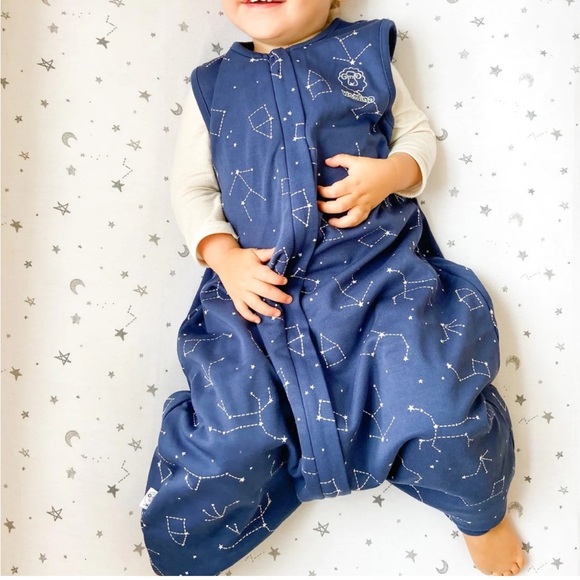 Woolino sleep walker with feet 3-4T - Picture 5 of 8